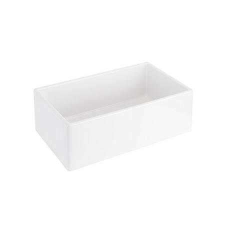 30" Rowena Fireclay Farmhouse Sink - White