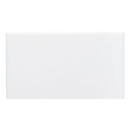 30" Rowena Fireclay Farmhouse Sink - White