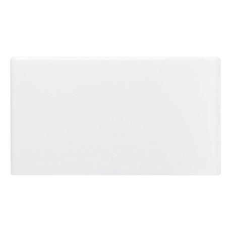 33" Rowena Double Bowl Fireclay Farmhouse Sink - White