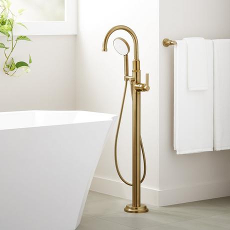 Greyfield Freestanding Tub Faucet with Hand Shower