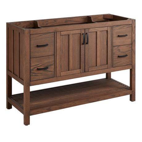 48" Ansbury Console Vanity with Rectangular Undermount Sink - Homestead Oak