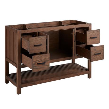 48" Ansbury Console Vanity with Rectangular Undermount Sink - Homestead Oak