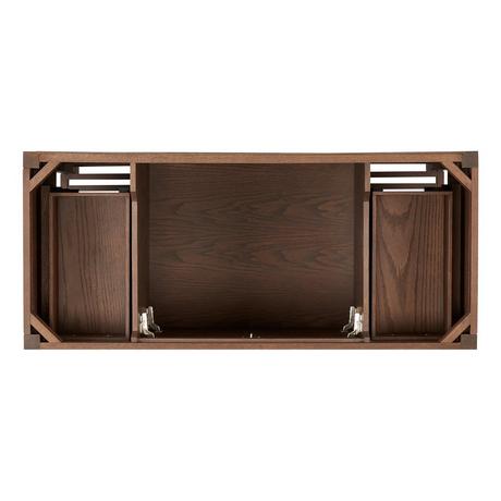 48" Ansbury Console Vanity with Rectangular Undermount Sink - Homestead Oak
