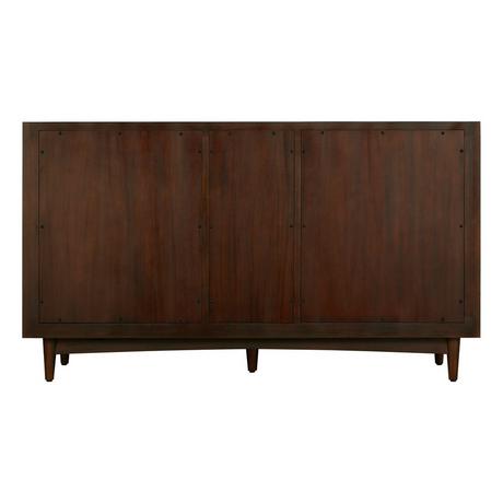 60" Delavan Vanity with Rectangular Undermount Sinks - Cold Brew