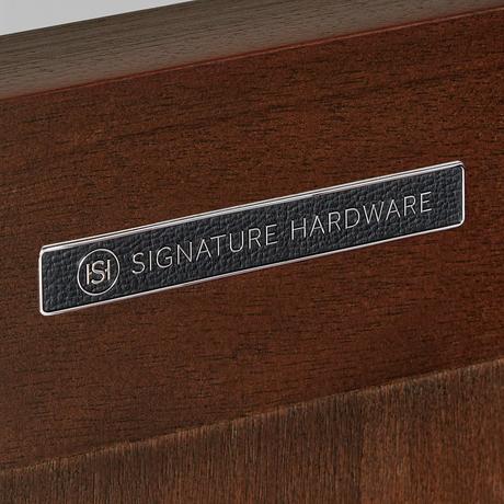 60" Delavan Vanity with Rectangular Undermount Sinks - Cold Brew