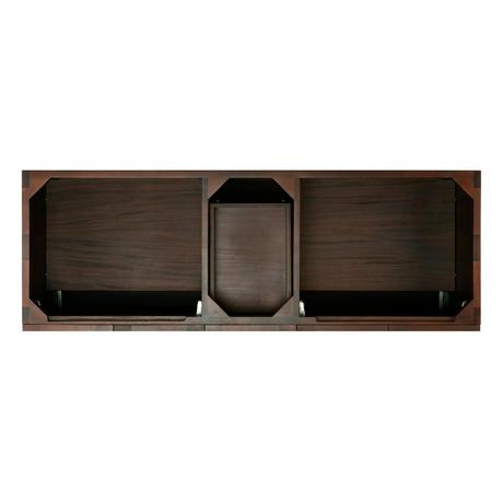 60" Delavan Vanity with Rectangular Undermount Sinks - Cold Brew