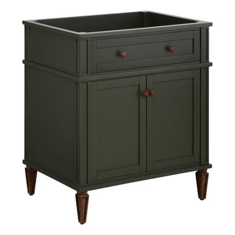30" Elmdale Vanity with Undermount Sink - Dark Olive Green