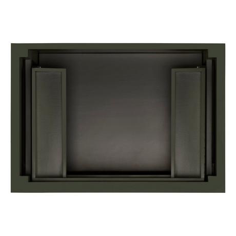 30" Elmdale Vanity with Undermount Sink - Dark Olive Green