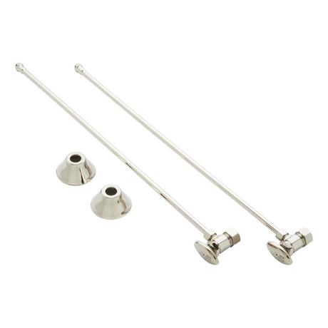 Bathroom Supply Kit with 5/8" OD X 3/8" OD Angle Stop