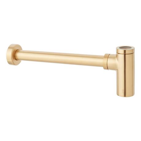 1-1/4" x 1-1/4" Contemporary Bottle Trap With Box Flange