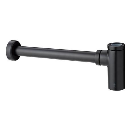 1-1/4" x 1-1/4" Contemporary Bottle Trap With Box Flange