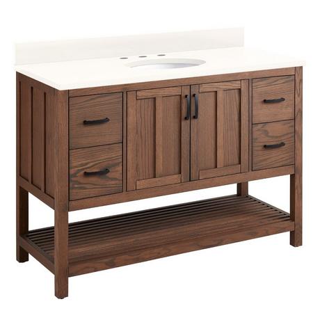 48" Ansbury Console Vanity with Undermount Sink - Homestead Oak