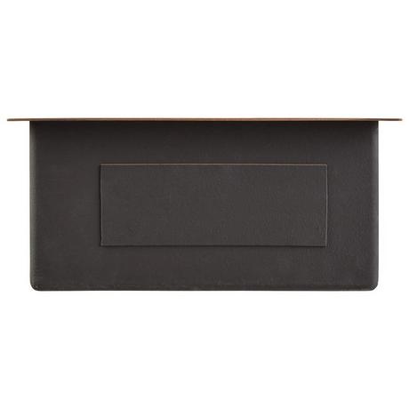 19" Atlas Stainless Steel Undermount Prep Sink - Bronze