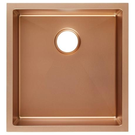 19" Atlas Stainless Steel Undermount Prep Sink - Bronze