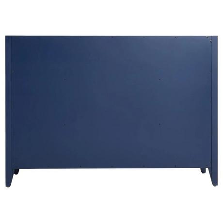48" Thorton Mahogany Vanity for Rectangular Undermount Sink - Bright Navy Blue