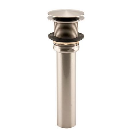Mushroom Pop-Up Straight Tub Drain - 1-1/2" Tubing