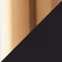 Matte Black/Brushed Gold