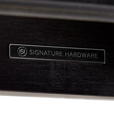 30" Nadiya Bamboo Wall-Mount Vessel Sink Vanity - Mocha Brown