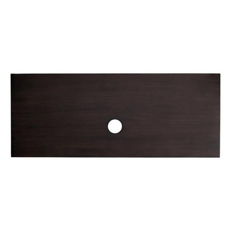 30" Nadiya Bamboo Wall-Mount Vessel Sink Vanity - Mocha Brown