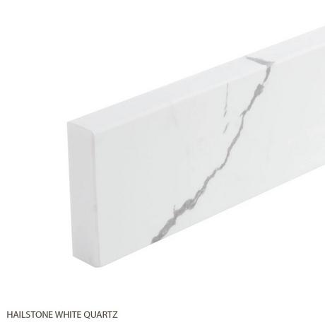 61" 3cm Quartz Vanity Backsplash